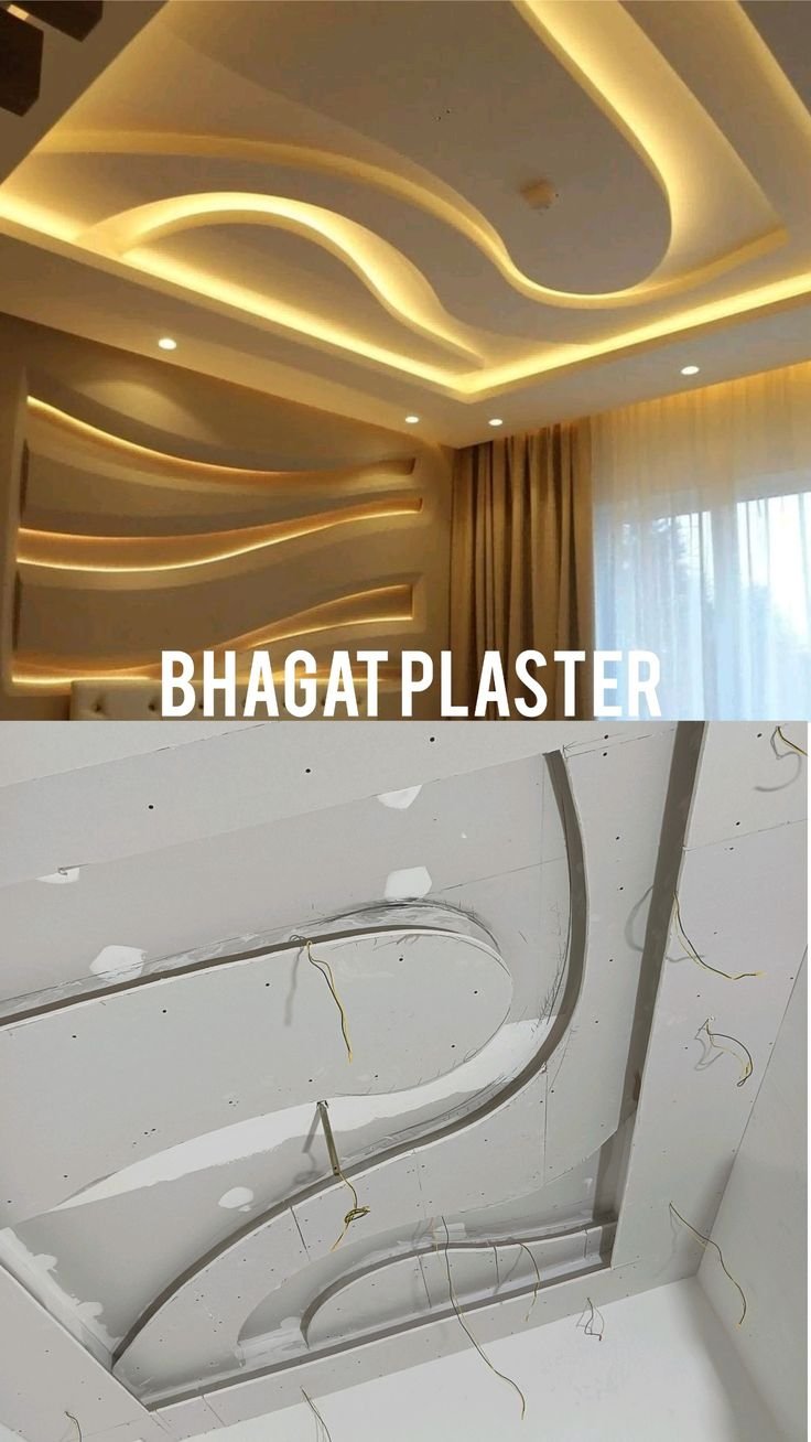 Plafond en staff moderne Cameroun